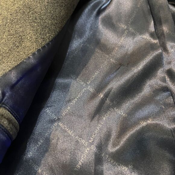 Michael Kors Wool Cashmere Blend Overcoat Walker Coat 36R Gray - Picture 10 of 14